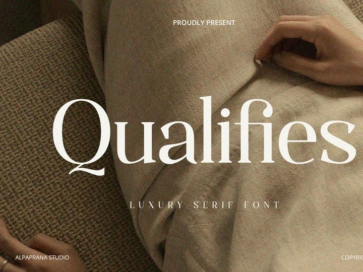 Qualifies - Serif Font