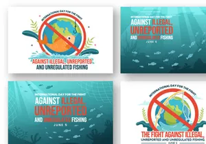 10 International Day for the Against Illegal Fishing Illustration