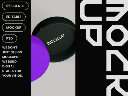 Ashtray Plate Mockup