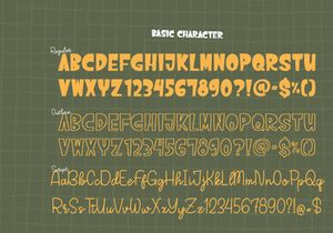 Hoola Summericon | Hand Drawn Duo Font