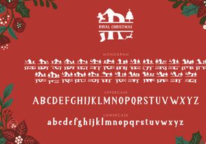 Royal Christmas Monogram