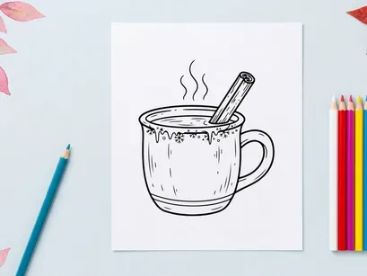 Leerer festlicher Esstisch mit Weihnachtsdekoration