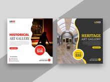 Historic Art Gallery Social Media Post Banner Ver-1