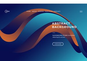 3d Blue Abstract Background Liquid