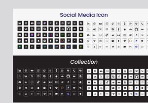 Social Media Icons Set