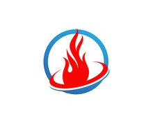 Fire Logo Template  Flame Symbol  Icon Vector