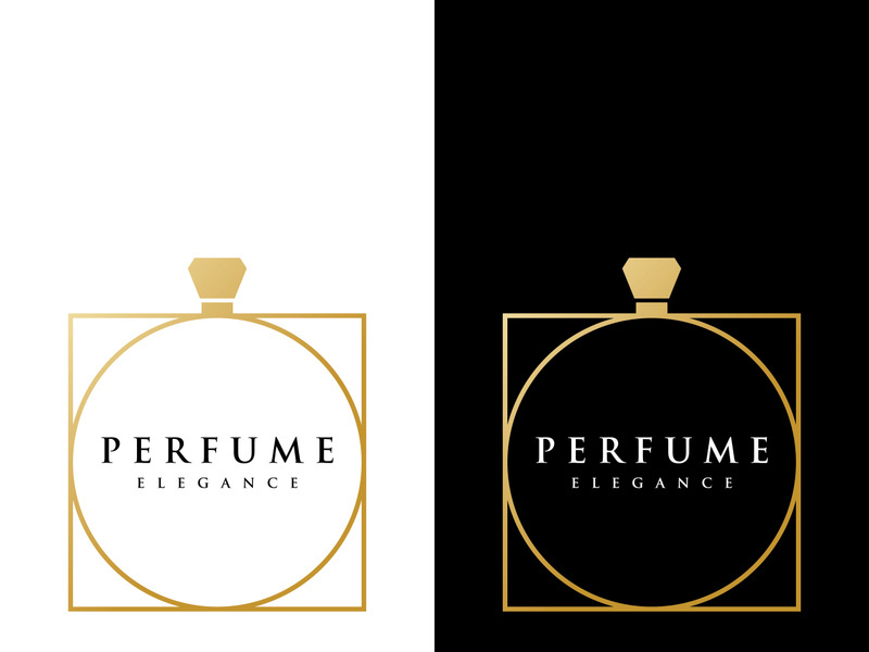 Isolated luxury perfume perfume cosmetic creative logo can be used for business, company, cosmetic and perfume shop.