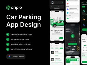 Car Parking App UI Kit preview picture