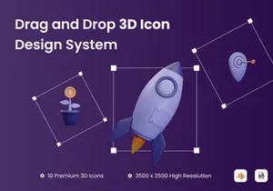 Marketing 3D Illustration