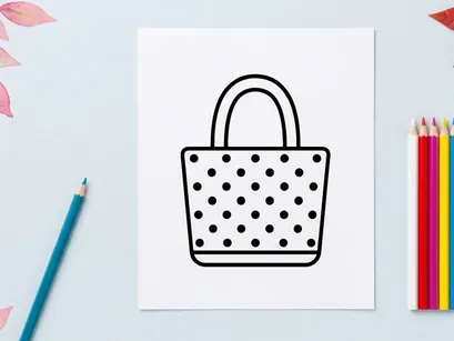 Digital security lock icon with polka dot pattern. Minimalist cyber safety symbol for online protection and data privacy.