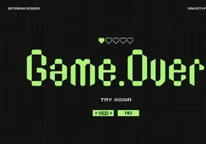 Bitstream Screen | Pixelated Font