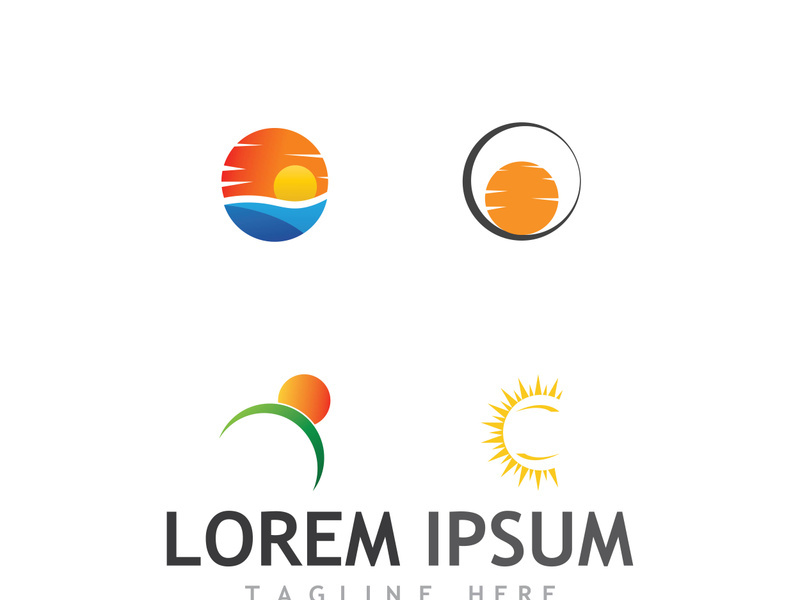 sun logo and cloud