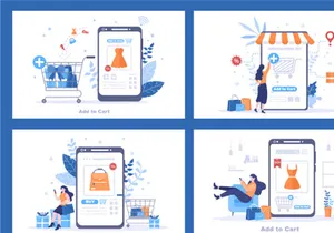 16 Add To Cart Vector Illustration