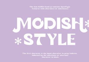 Gania Display Typeface