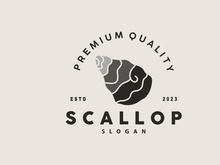 Seashell Logo, Inspirational Scallop Design