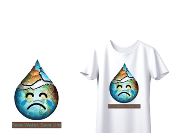 World Water Day T Shirt Design preview picture