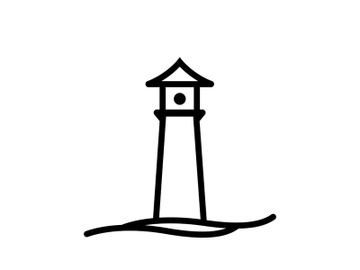 Light House Logo vector Template preview picture