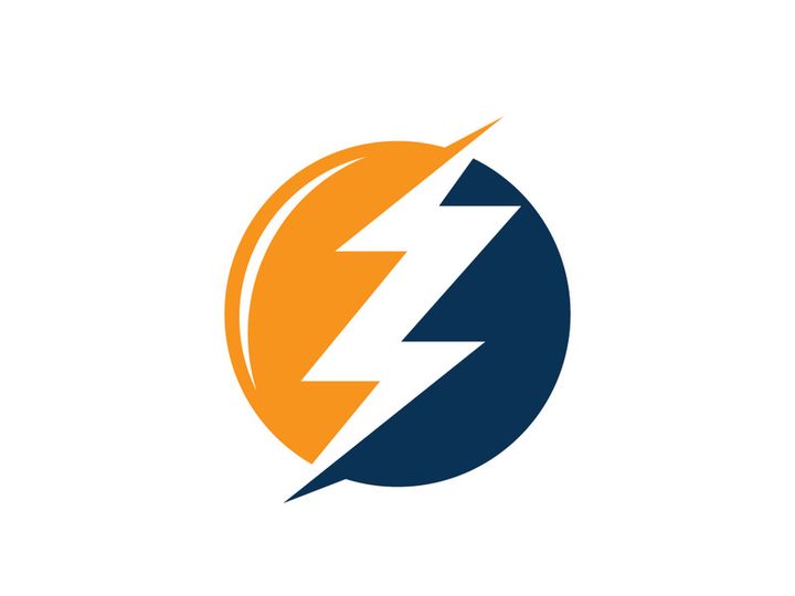 Lightning , Flash logo Template vector icon