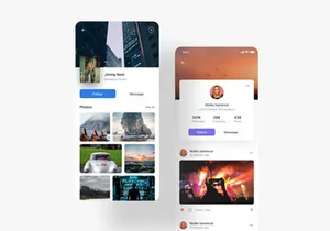 Mebor v1.0  -  Message & multipurpose UI Kit