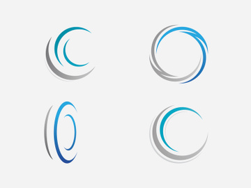 Circle logo template vector icon design preview picture