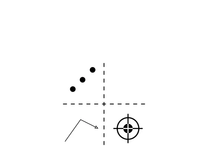 quadrant concept  diagram  logo illustration