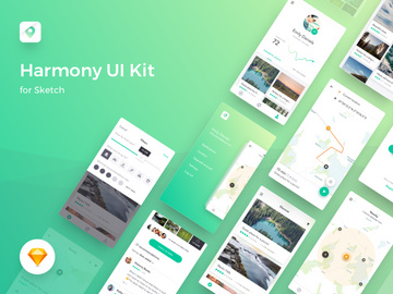 Harmony UI Kit for Sketch preview picture
