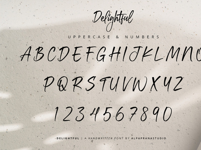 Delightful - Handwritten Font