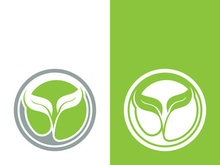 Green tree leaf nature logo images illustration design