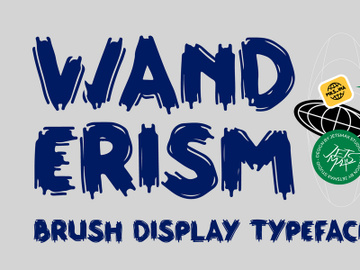 Wanderism - Brush Display Typeface preview picture