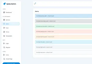 Spike Bootstrap Free Admin Dashboard Template