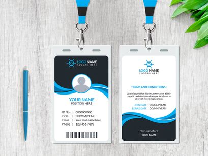 Creative ID Card Design Template