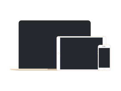 XXL Mockup Pack [Flat Design / Outline Design] 