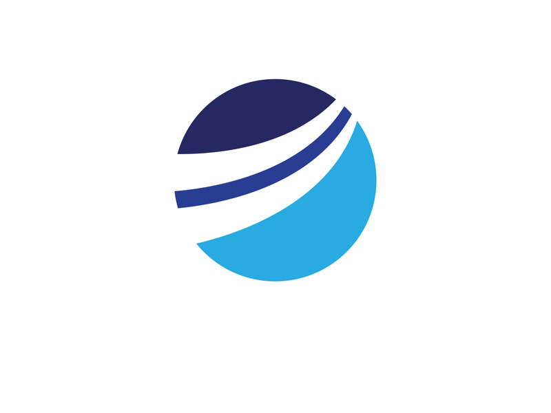 Business global globe world Finance Logo template