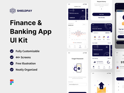 ShieldPay - Finance App UI Kit