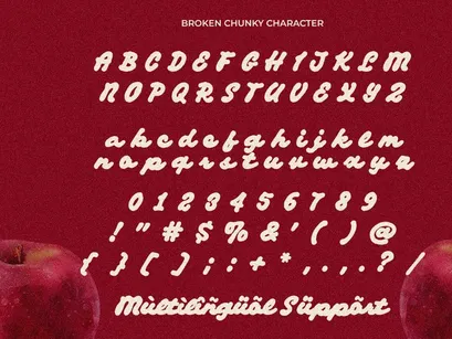 Broken Chunky - Fonte Script Negrito Clássico