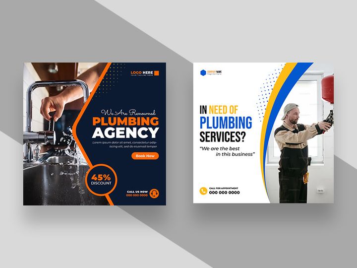 Plumbing Service Social Media Post Ver-1