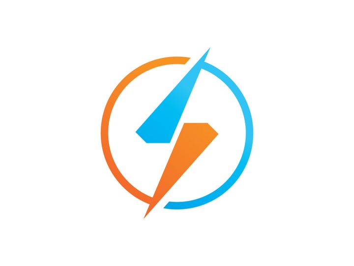 Lightning , Flash logo Template vector icon