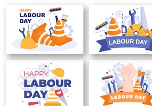 17 Happy Labor Day Illustration