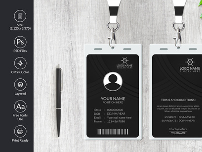 Luxury ID Card Design