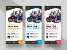 Marketing Agency Roll Up Standee Banner Ver-7