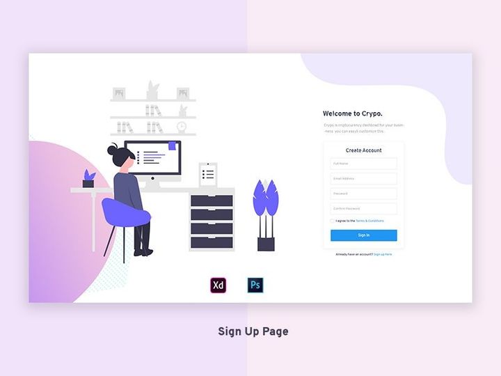 Sign Up Page
