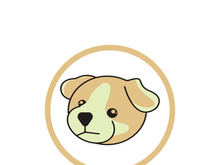 Dog logo vector design icon illustration template