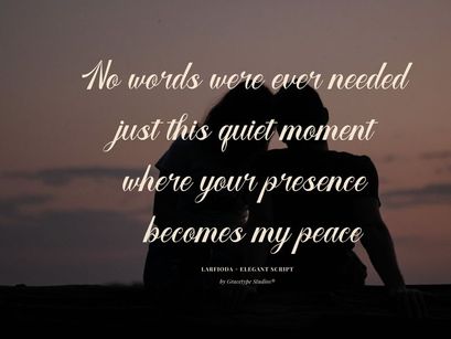 Larfioda | Elegant Script Font