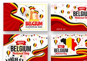 12 Belgium Independence Day Illustration