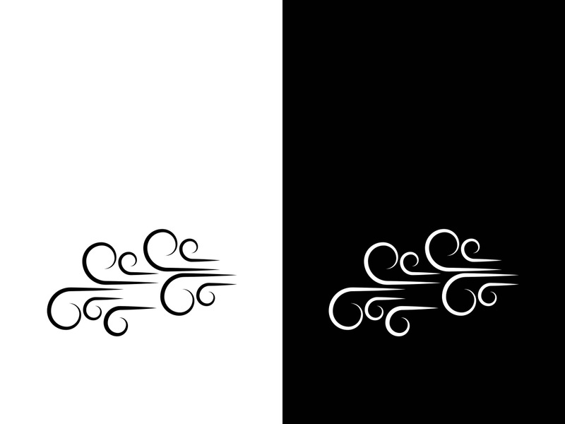 Wind icon vector illustration design template