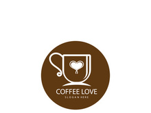 Coffee cup Logo Template vector icon design
