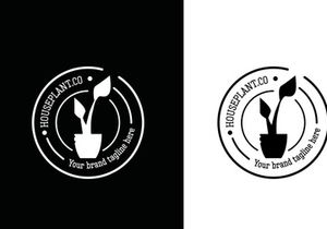 Houseplant Logo Templates