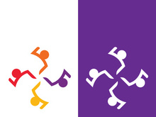 Community, network and social icon design template