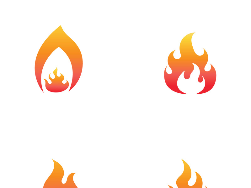 Fireball logo design with modern concept