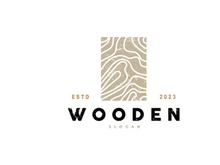 Wood Logo, Wood Fiber Bark Layer Vector